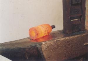 výroba duté hlavice pro rapír