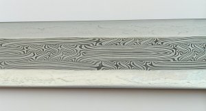 the different look of the pattern-welding - 123 Anglosaxon Sword